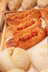 fresh sausage bakery and the others from oven ready to serve