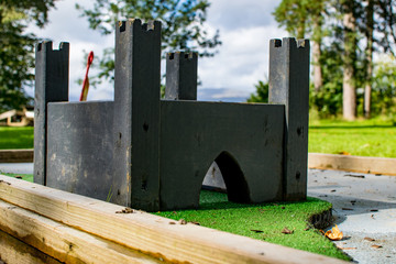 Mini-golf castle 