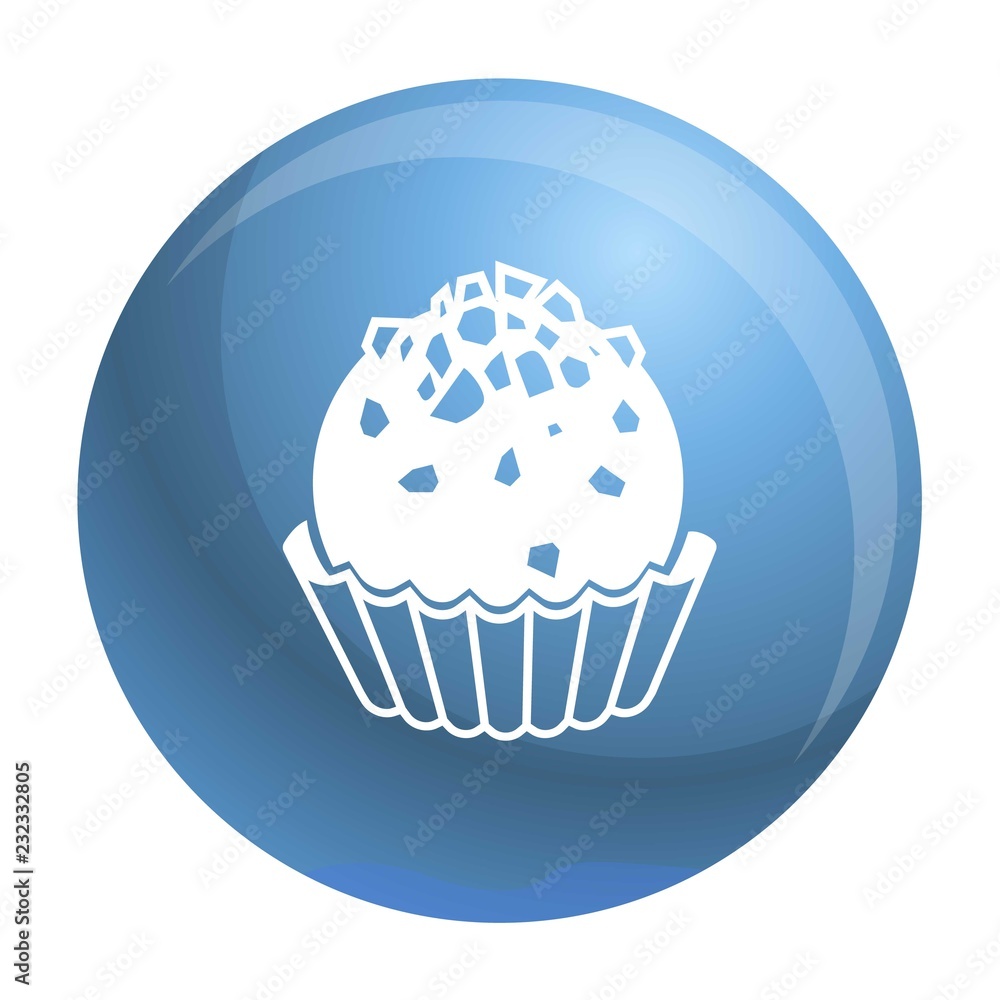 Poster truffle icon. simple illustration of truffle vector icon for web design isolated on white background