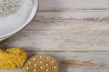 natural sponge for body washing