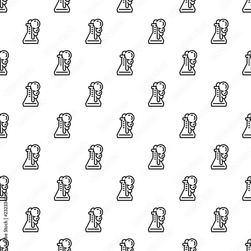 Poster flask reaction pattern seamless repeat background for any web design