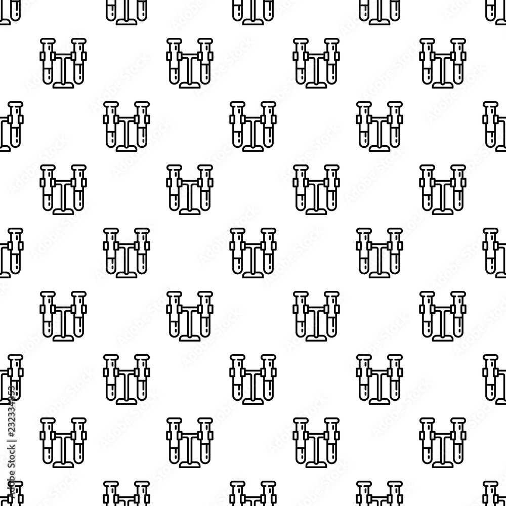 Poster test tubes on stand pattern seamless repeat background for any web design