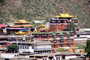 Obraz premium Monasterio Labrang en Xiahe, China