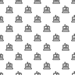 Laptop phishing pattern seamless repeat background for any web design