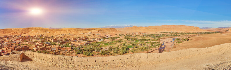 Ait Ben Haddou panoramic view