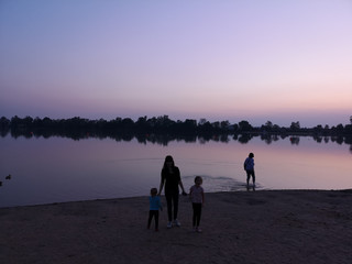 Sonnenuntergang am See