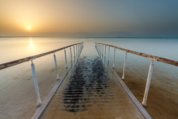 Obraz premium Beautiful view of the Dead Sea .
