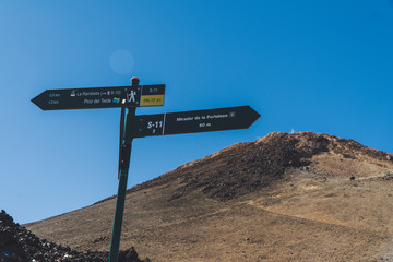Signpost atteide, tenerife