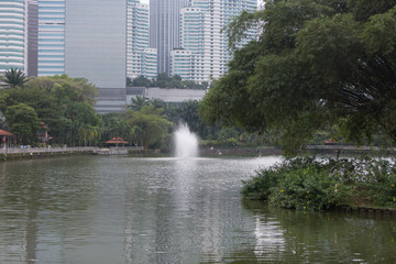 fountain in the park