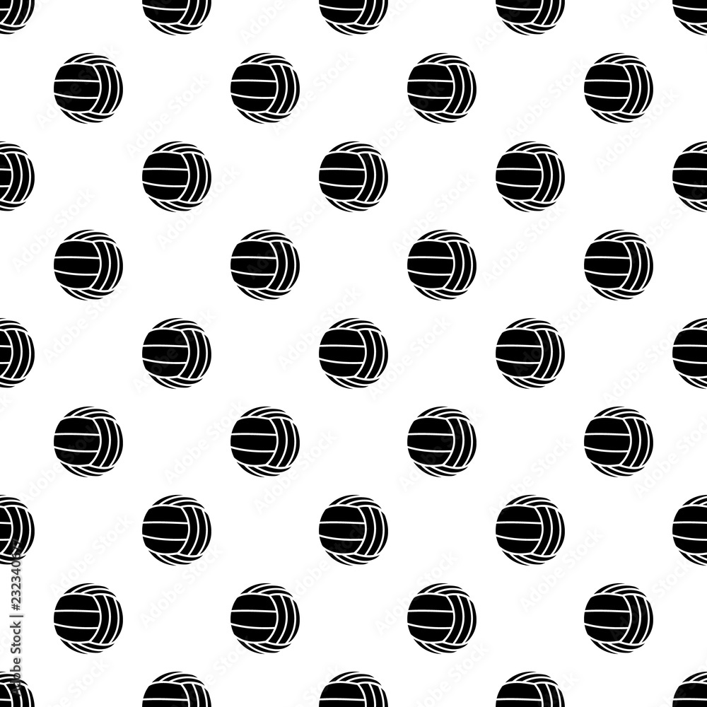 Poster modern volleyball pattern vector seamless repeating for any web design