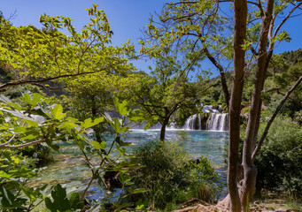 Wasserfall im Krka Nationalpark/ Kroatien