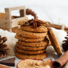 Homemade oatmeal cookies