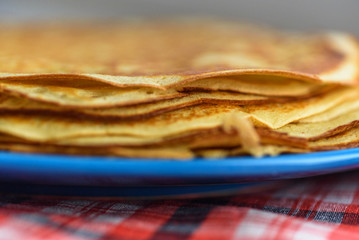 homemade pancakes on a plate