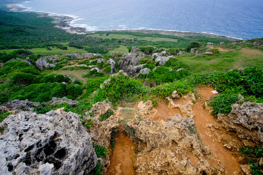 Rough Coast of Kaiting National Park of Taiwan