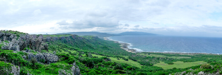 Fototapeta na wymiar Rough Coast of Kaiting National Park of Taiwan