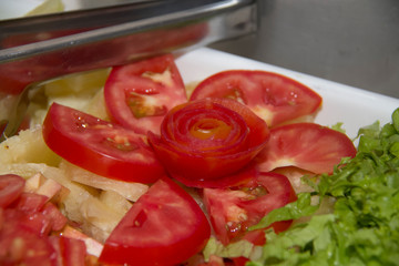 tomato and cucumber salad