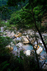 Moody nature of Taroko Gorge in Taiwan