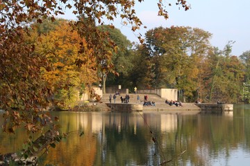 Fototapeta na wymiar Parc de la Tête d'Or - Lyon - France