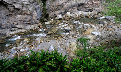 Moody Nature of Taroko Gorge in Taiwan