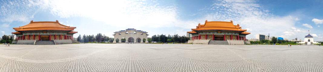 Obraz premium Chiang Kai-shek Memorial Hall in Taipei 