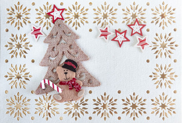 Christmas Card with Copy Space