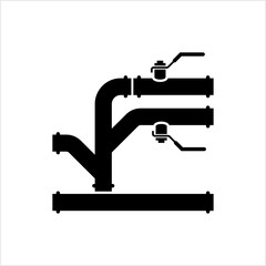 Pipe Icon, Pipe Fitting Icon