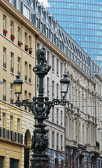 Classic and modern architecture in Brussels