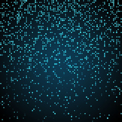 Abstract mosaic background with dots. Vector illustration.