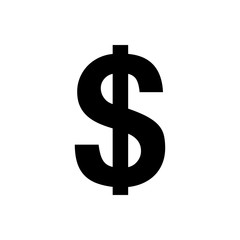 Dollar sign glyph icon