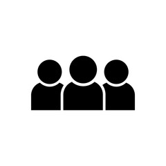 Team people glyph icon