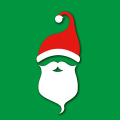 Santa Klaus Weihnachtsmann Kopf