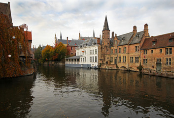 Naklejka na ściany i meble Bruges channel