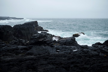 Stormy Ocean in Iceland