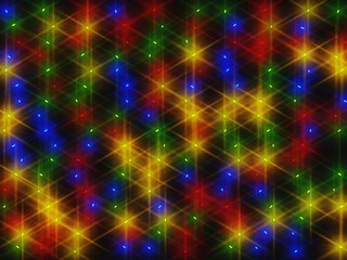 lights glare 3d rendering