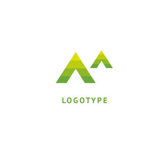 Arrow icon. Vector flat style illustration Abstract business logo template. Logo concept of Internet communications, marketing, Public Relations, technology, express delivery