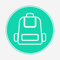 Backpack vector icon sign symbol