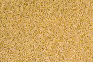 Bulgur wheat texture or background.