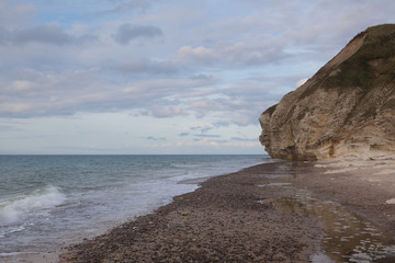Bulbjerg, the only bird cliff on the Danish mainland, Jutland, Denmark.