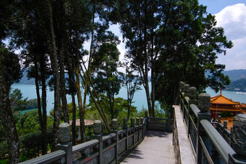 Temple at Sun Moon Lake in Taiwan