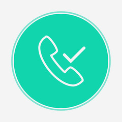 Call vector icon sign symbol