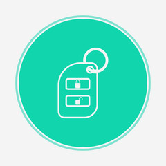 Car key vector icon sign symbol