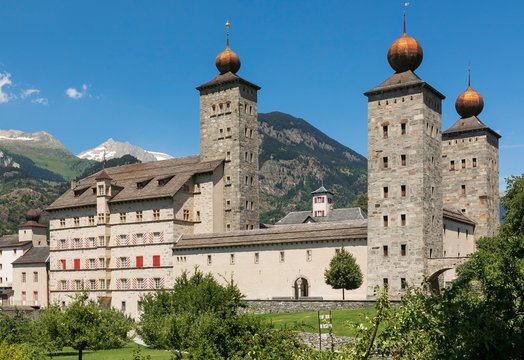 Stockalper Palace (Stockalperpalast), Brig, Brig-Glis, Valais, Switzerland, Europe