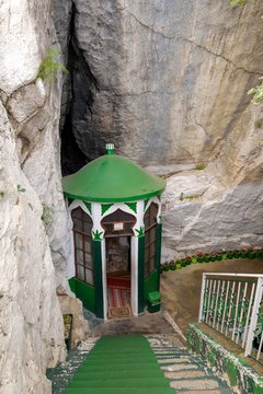 Tekke of Sari Salltik (Sari Saltuk) in Cave in Skanderbeg Mountains, Mali i Krujes, Kruja, Kruje, Durres Qar, Durres, Albania, Europe