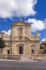 Fototapeta na wymiar Rabat, Malta. The Sanctuary of Our Lady of the Grotto