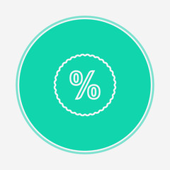 Discount vector icon sign symbol