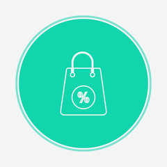 Discount vector icon sign symbol