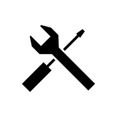 Setting, tools glyph icon