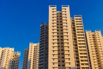 Modern building in India