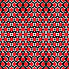 Seamless geometric polygon pattern background