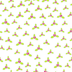 Merry Christmas and Happy New Year. Seamless backgrounds with traditional holiday symbols. Best choice for cards, invitations, printing, party packs, party invitations, digital scrapbooking.